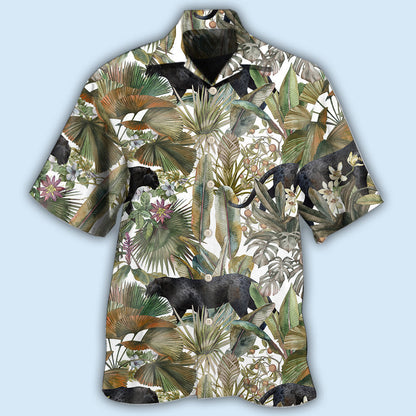 Panther Tropical Leaf - Hawaiian Shirt 