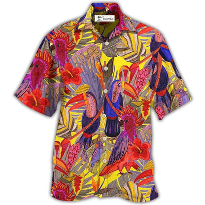 Hawaiian Shirt / Adults / S Parrot Tropical Birds Color - Hawaiian Shirt 