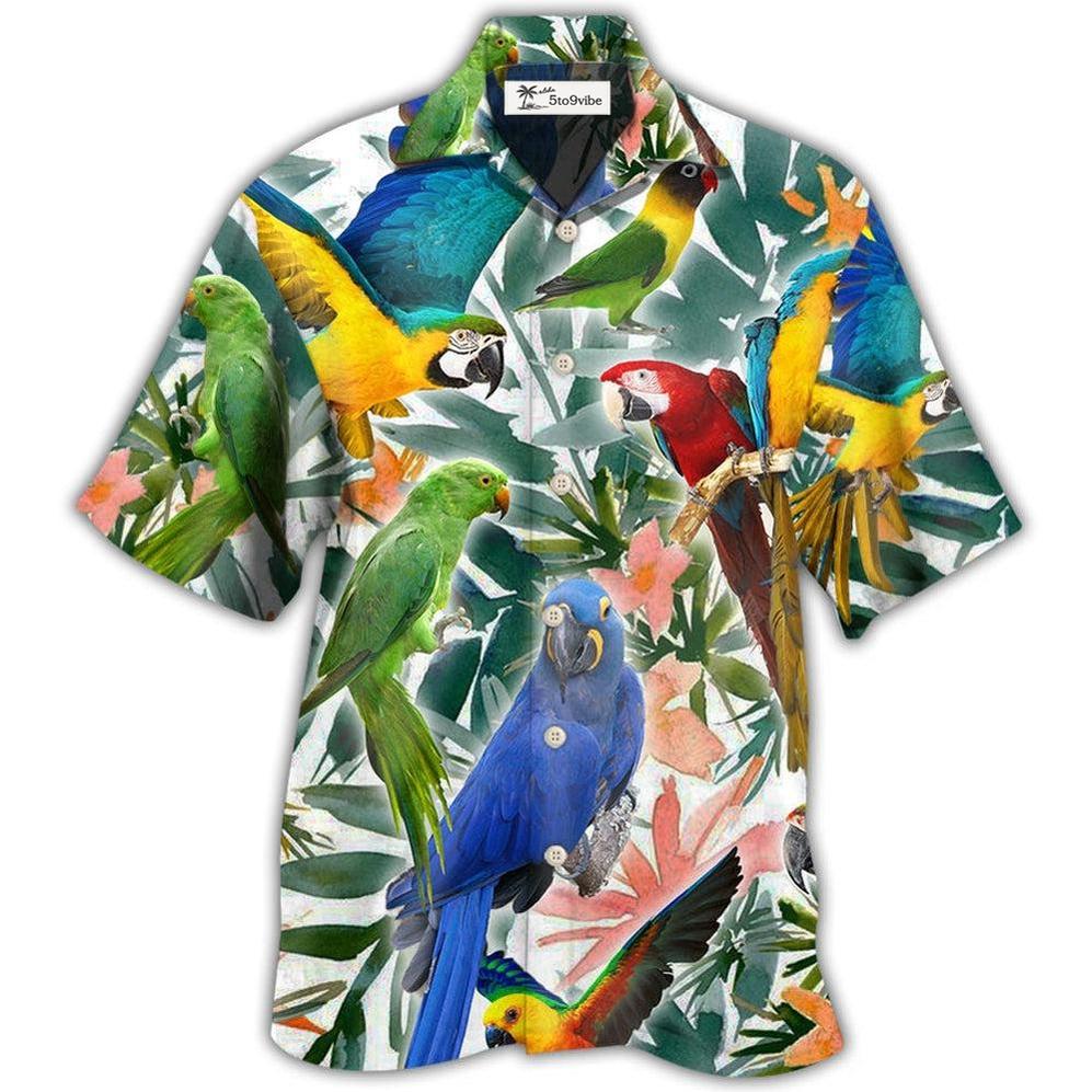 Hawaiian Shirt / Adults / S Parrot Tropical Leaf - Hawaiian shirt 