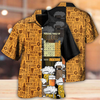 Beer Periodic Table Of Beer - Hawaiian Shirt 