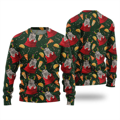 Personalized Cat Ugly Christmas Sweater