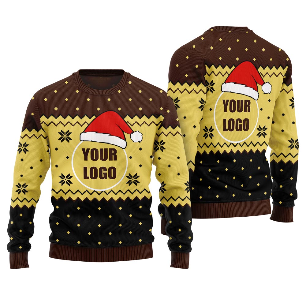 Personalized Christmas Sweater With Logo No Minimum