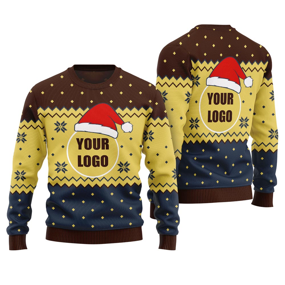 Personalized Christmas Sweater With Logo No Minimum