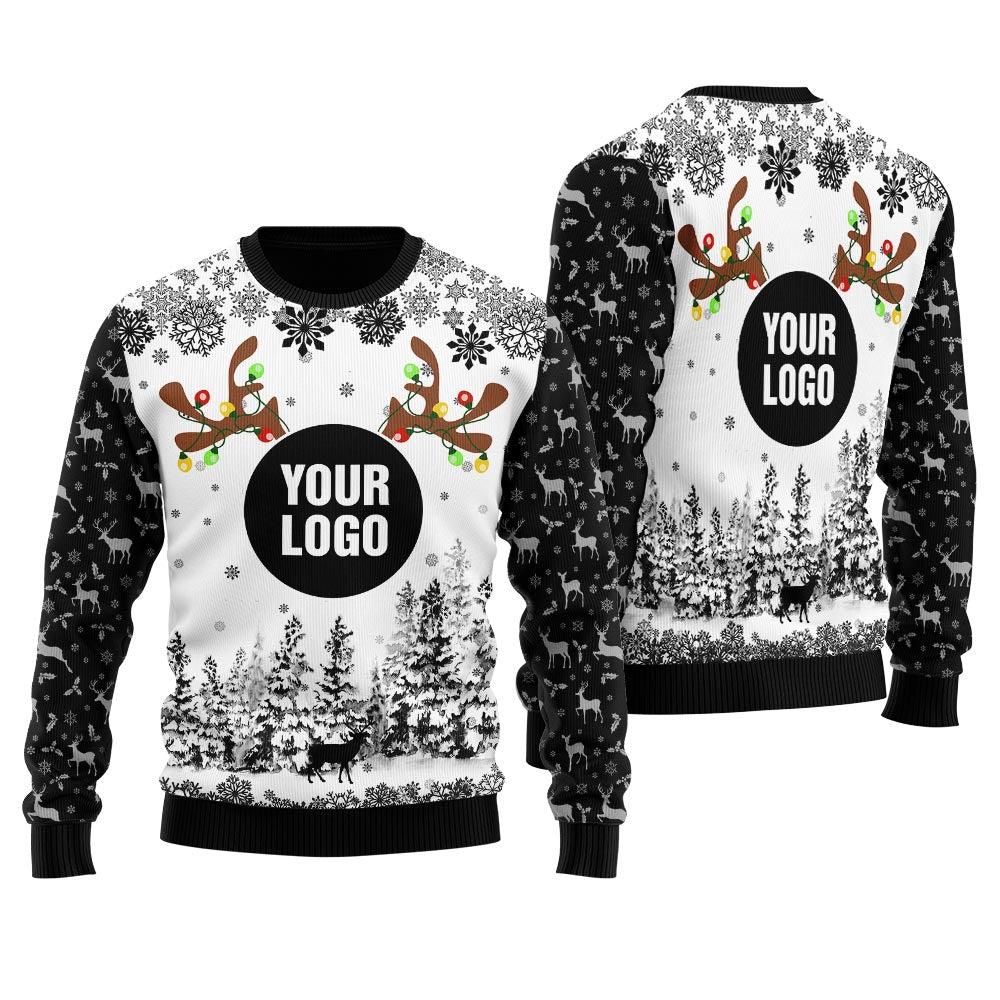 Custom Your Logo Christmas Sweater Women