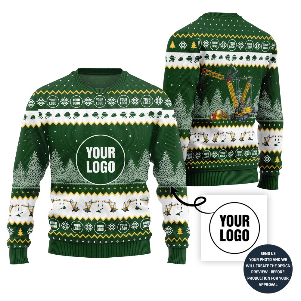 Personalized Construction Ugly Sweater