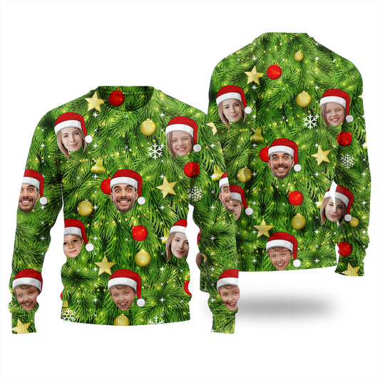 Personalized Face Christmas Ugly Sweater