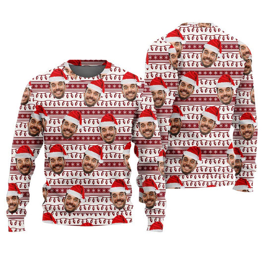 Personalized Face Ugly Christmas Sweater