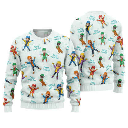 Personalized Face Ugly Holiday Sweater For Family And Friend