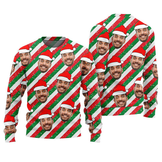 Personalized Face Ugly Holiday Sweater