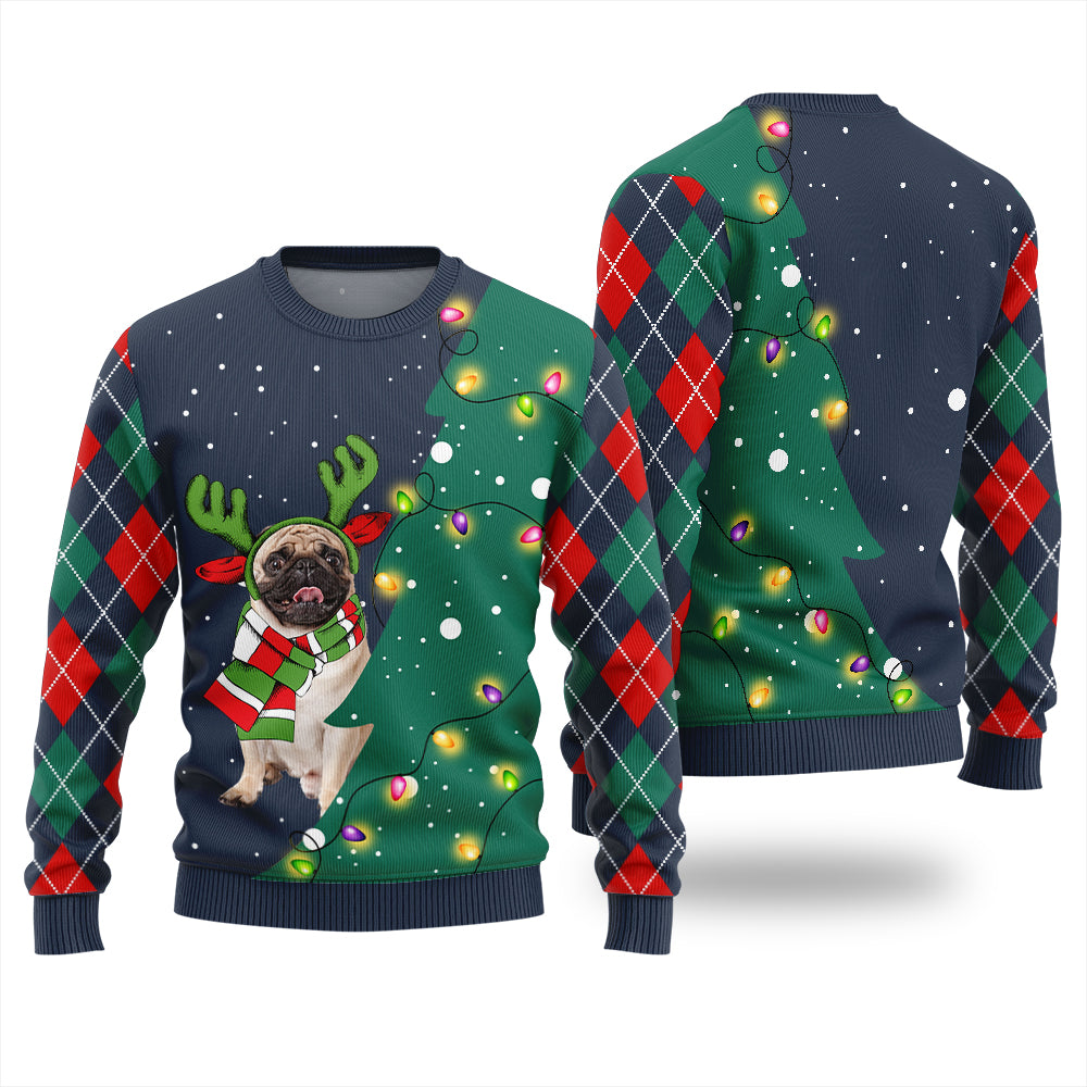 Personalized Funny Pet Ugly Christmas Sweater