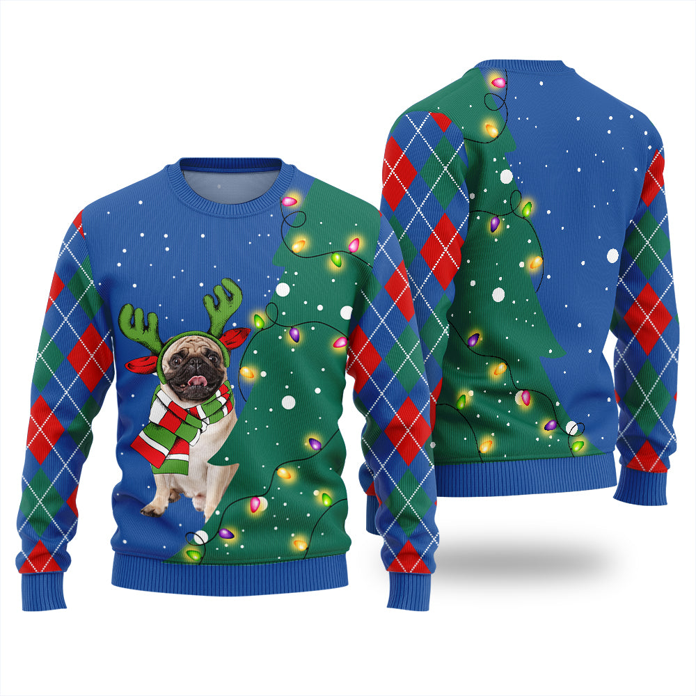 Personalized Funny Pet Ugly Christmas Sweater