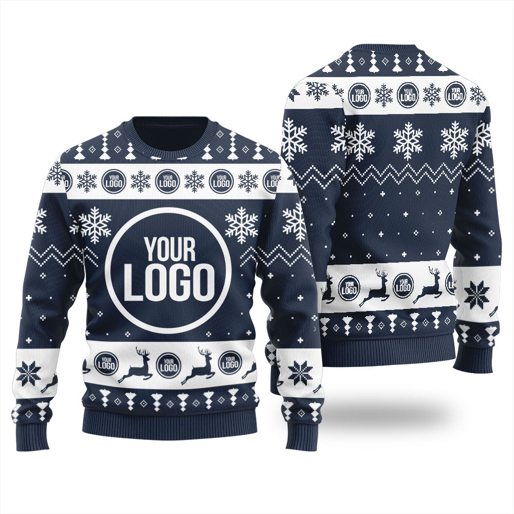 Personalized Logo Christmas Sweater Men