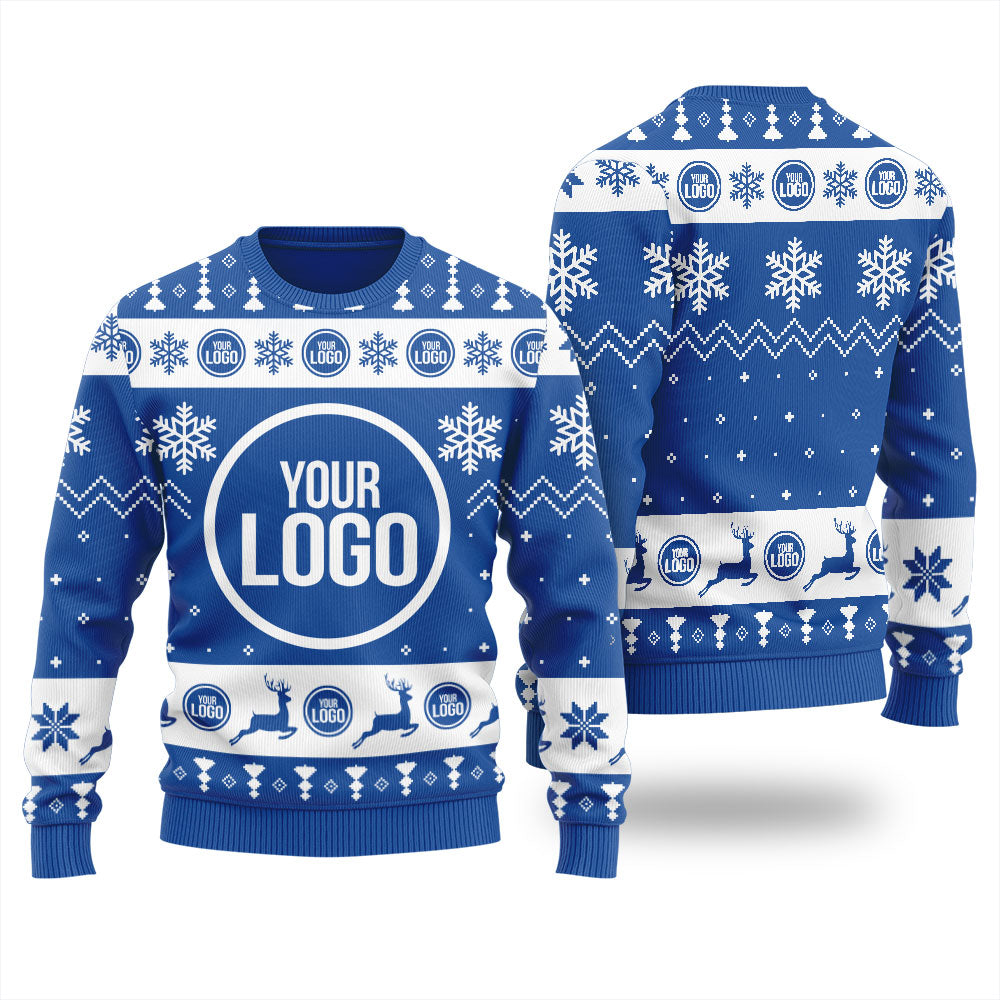 Personalized Logo Christmas Sweater Men