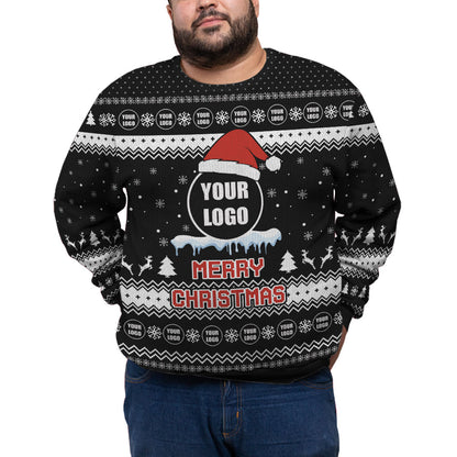 Personalized Logo Merry Christmas Plus Size Sweater