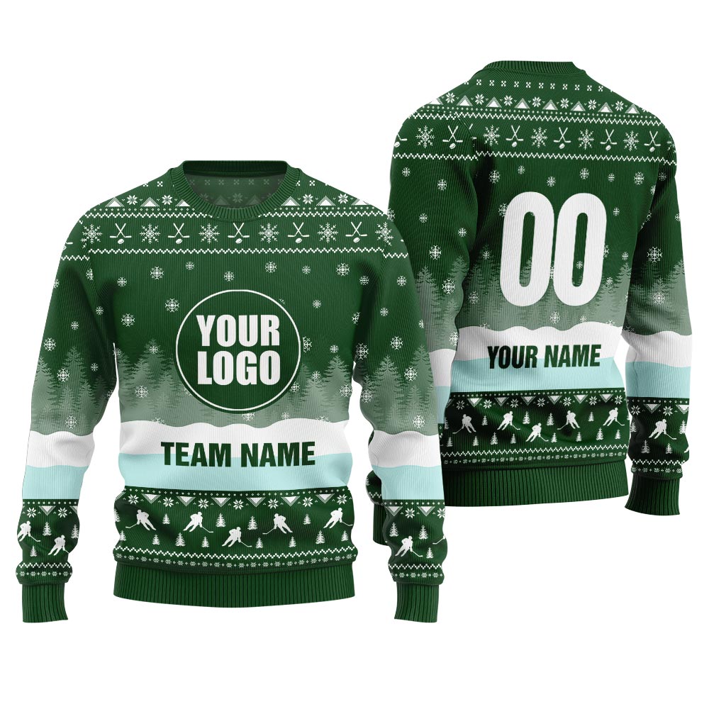 Personalized Logo Ugly Sweater For Team