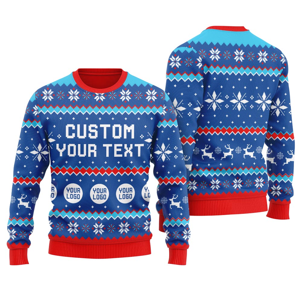 Personalized Logo Ugly Sweater For Women