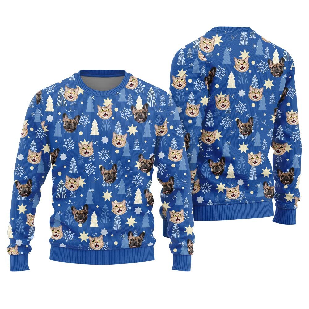 Personalized Multiple Pet Ugly Christmas Sweater