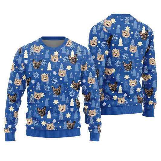 Personalized Multiple Pet Ugly Christmas Sweater