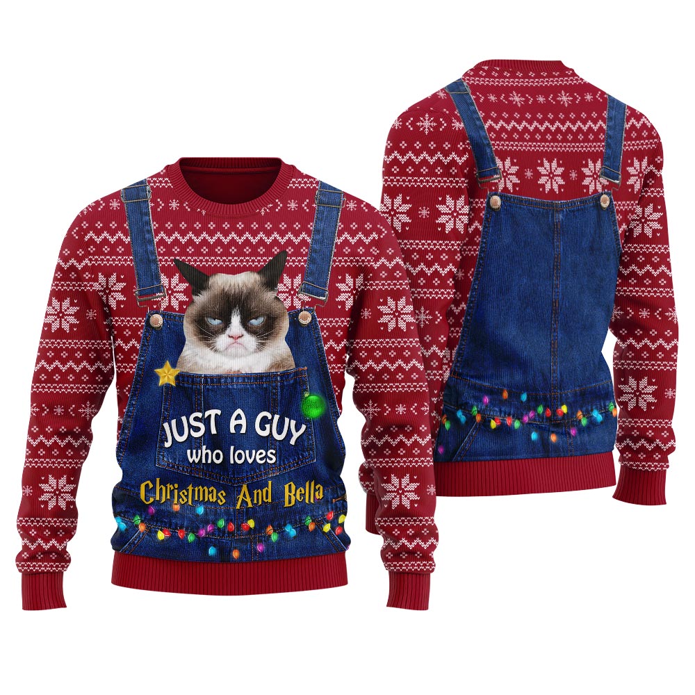 Personalized Pet Christmas Sweater Unisex