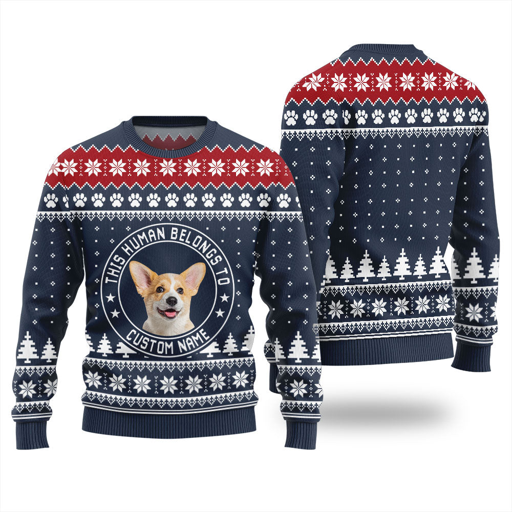 Personalized Pet Ugly Christmas Sweater Unisex