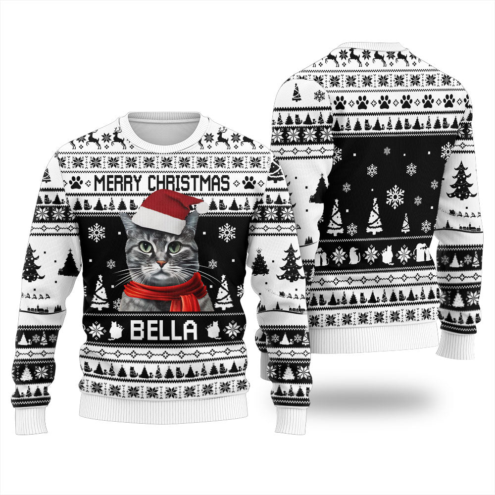 Custom Face Christmas Sweater Men