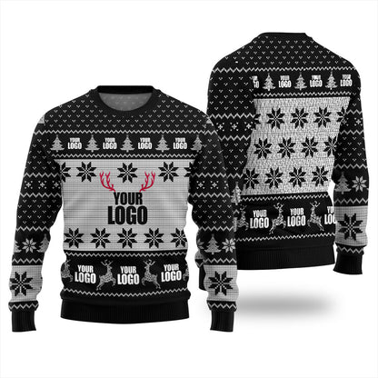 Personalized Ugly Sweater With Company Logo