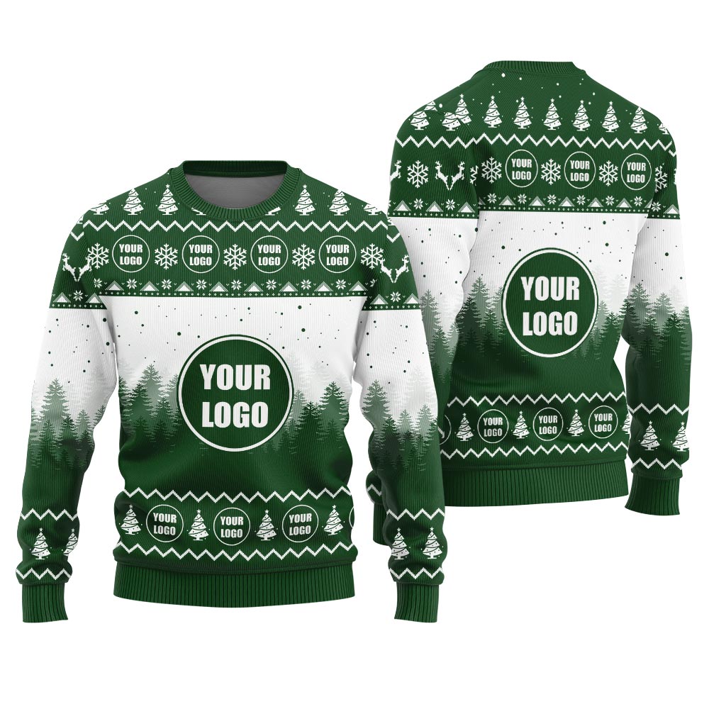 Personalized Unique Logo For Team Funny Ugly Christmas Sweater