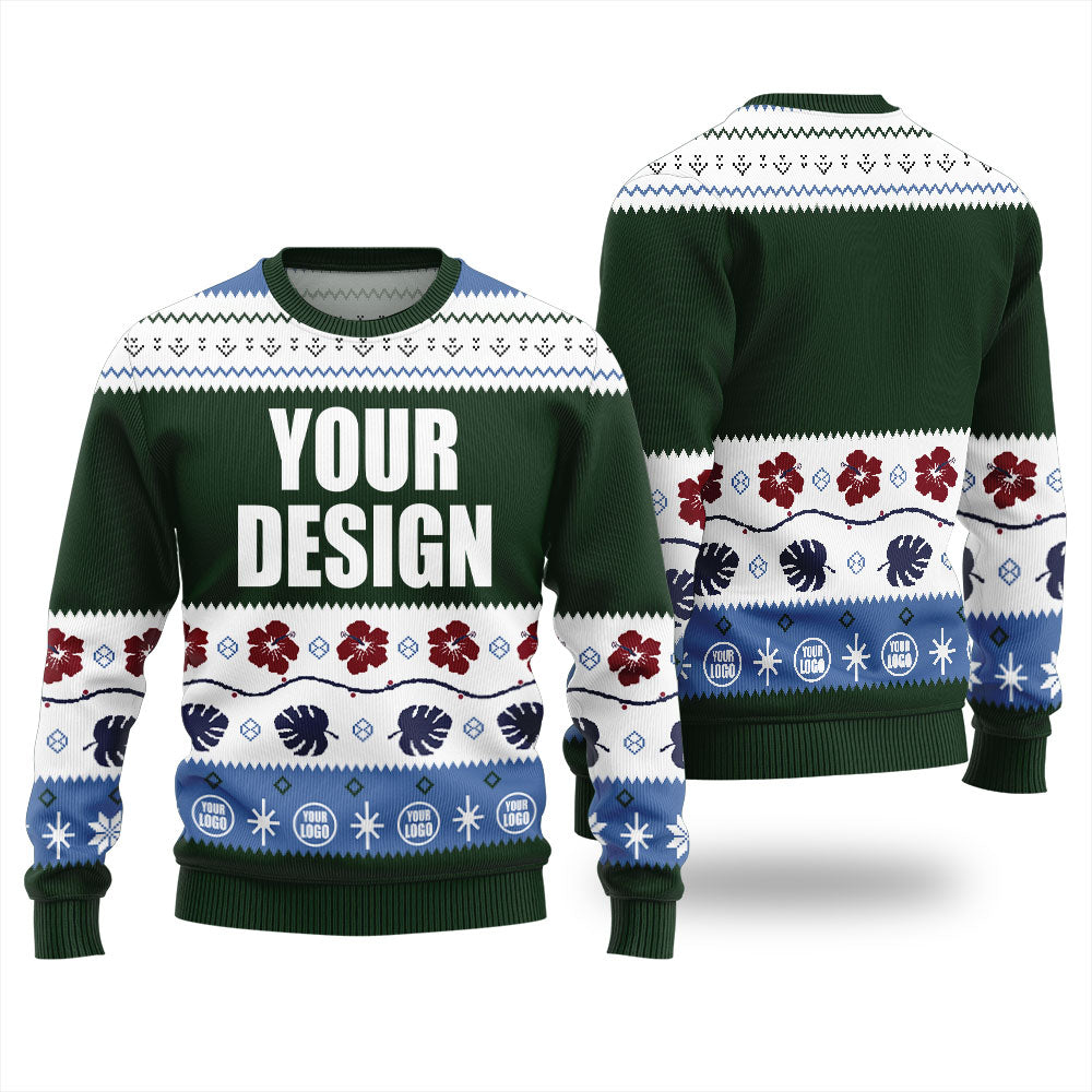 Personalized Your Design And Logo For Brand Christmas Sweater Mens