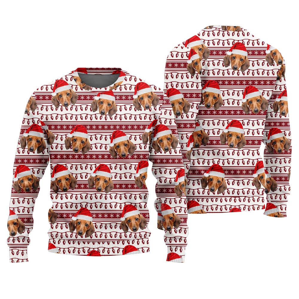 Personalized Your Dog Ugly Christmas Sweater