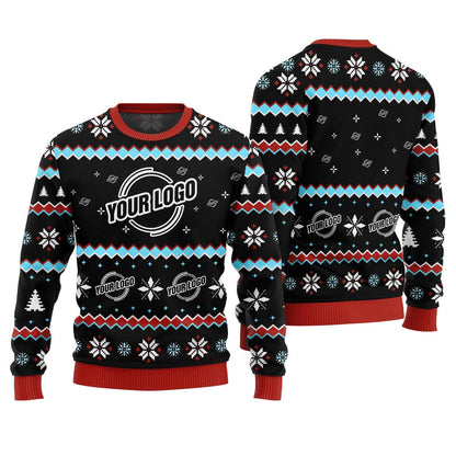Personalized Your Logo For Company Christmas Sweater
