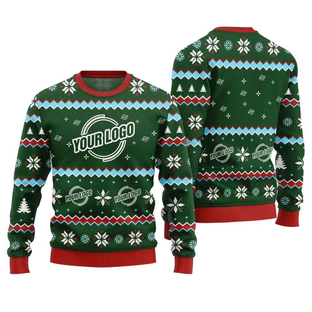 Personalized Your Logo For Company Christmas Sweater