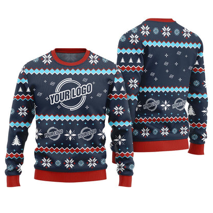 Personalized Your Logo For Company Christmas Sweater