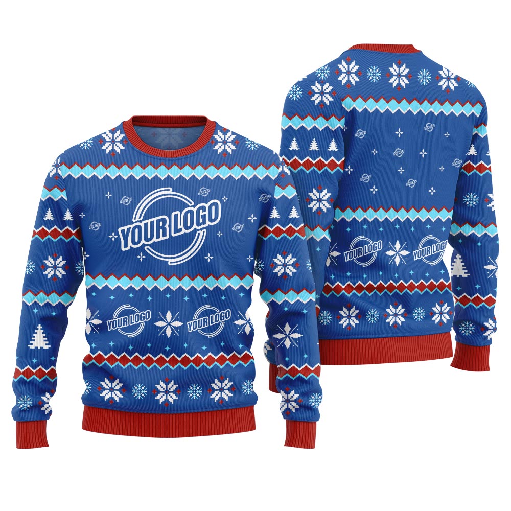 Personalized Your Logo For Company Christmas Sweater