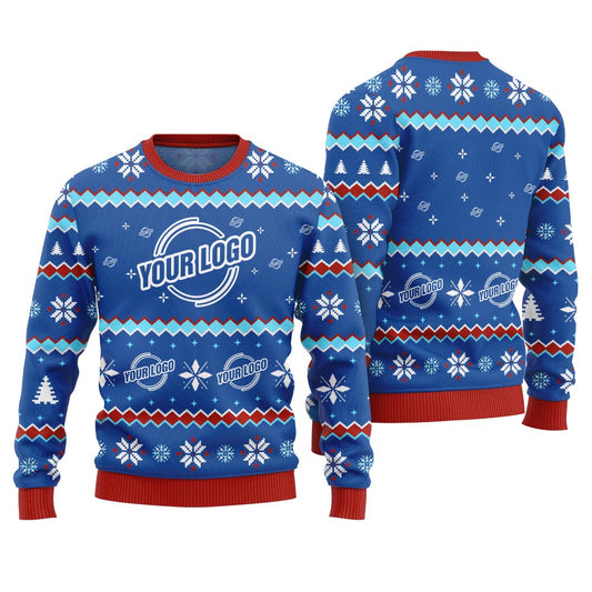 Personalized Your Logo For Company Christmas Sweater