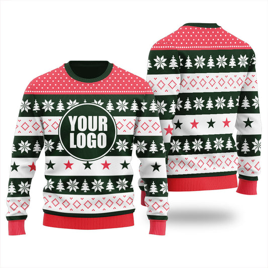 Personalized Your Logo Ugly Christmas Sweater