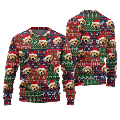 Personalized Your Pet Picture Ugly Christmas Sweater