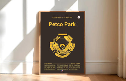 Baseball Stadium Seating Chart - Vertical Poster - 5to9vibe