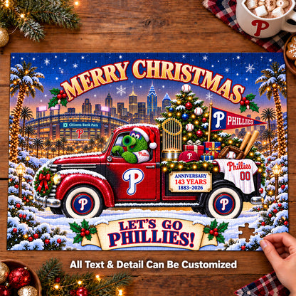 Baseball team Style 21 Jigsaw Puzzle mockup | 5To9Vibe