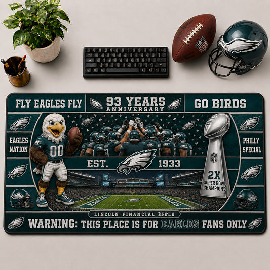 All Football Anniversary For Fans Desk Mat Mouse Pad Plus Size Trending - 5to9vibe