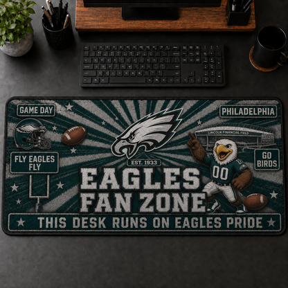 All Football Teams Fans Zone Desk Mat Mouse Pad Plus Size Trending - 5to9vibe