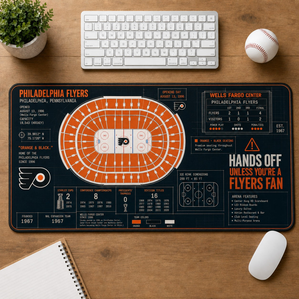 All Hockey Stadiums Arena Blueprint Desk Mat Mouse Pad Plus Size Trending - 5to9vibe