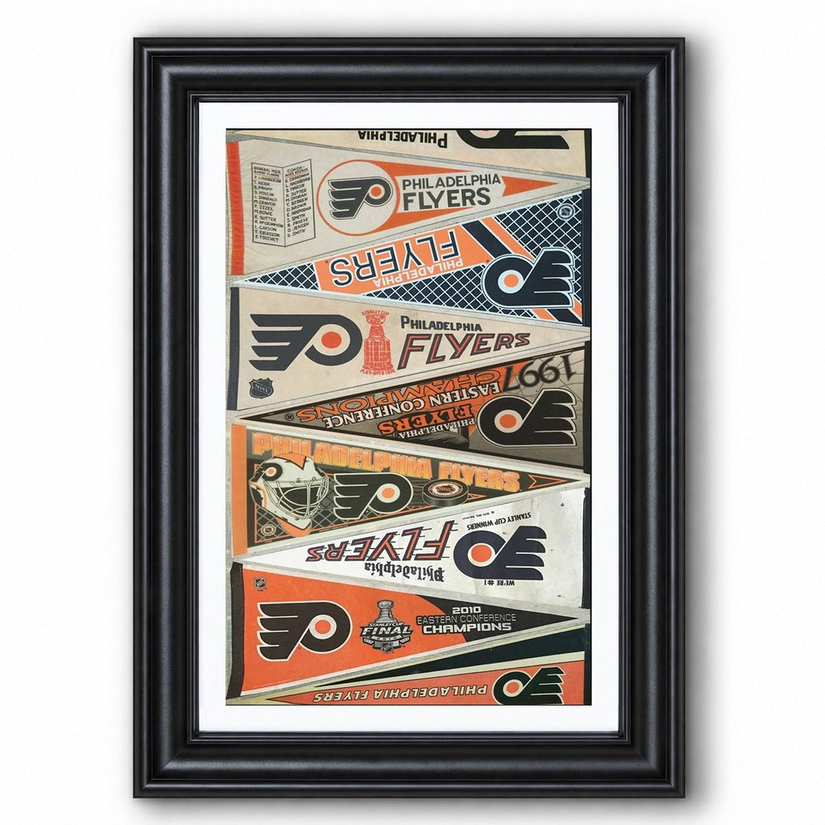 All Hockey Teams Vintage Pennant Anniversary For Fans No Frame Vertical Poster - 5to9vibe