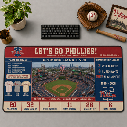 All Baseball Teams Vintage Stadium Desk Mat  Baseball Fan Desk Mat Mouse Pad Plus Size - 5to9vibe