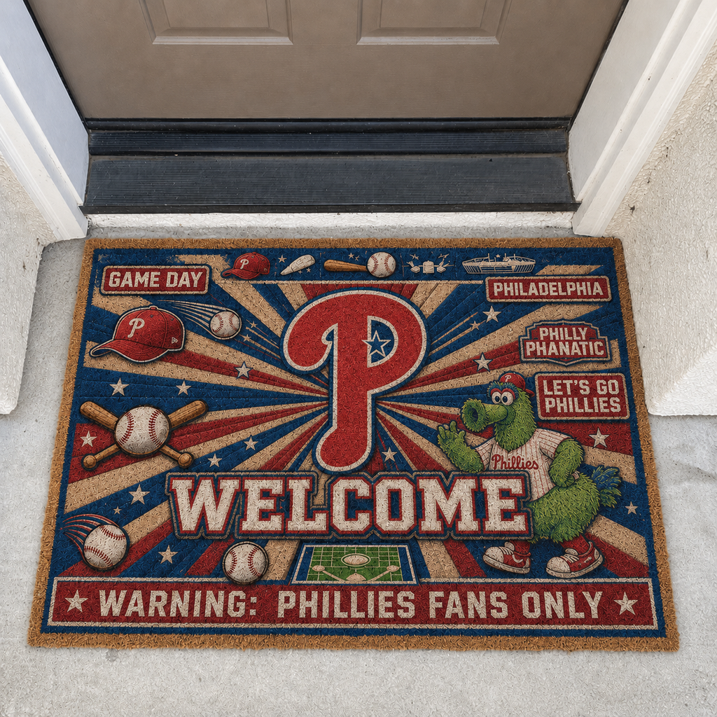 Baseball All Teams Welcome Coir Doormat Print Premium Welcome Mat – Personalized Baseball Coir Doormat