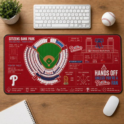 All Baseball Legendary Stadiums Masterplan Desk Mat Mouse Pad Plus Size - 5to9vibe