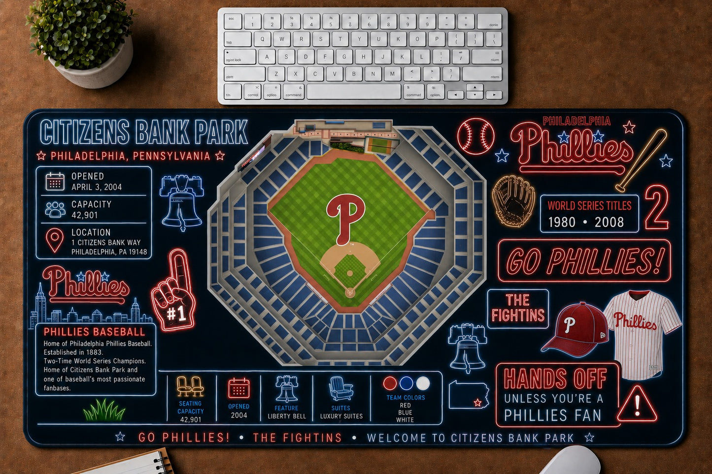 All Baseball Stadiums Infographic Desk Mat Mouse Pad Plus Size Trending - 5to9vibe