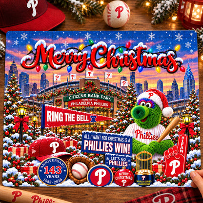 All Baseball Teams Baseball Stadium Personalized  Christmas Jigsaw Puzzle – Choose Your Team, 500 Pieces