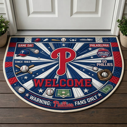Baseball All Teams Custom Premium Welcome Mat – Personalized Baseball Doormat