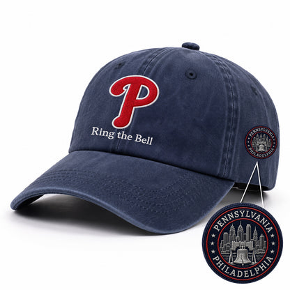 Baseball Team Slogan Cap All Teams Embroidered Logo Premium Wash Cap