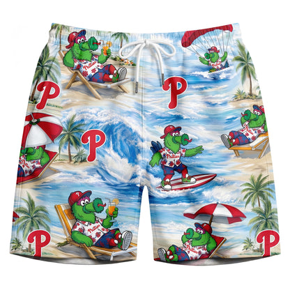 CC Baseball Mascot Beach Viber Button-Up Unisex Hawaiian Shirt For Men & Women